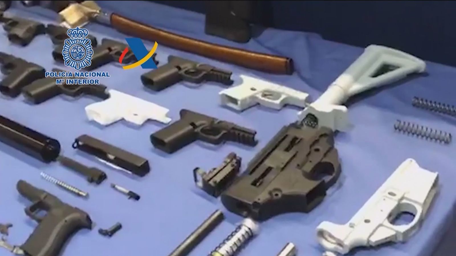 Armas fabricadas con impresoras en 3D en España