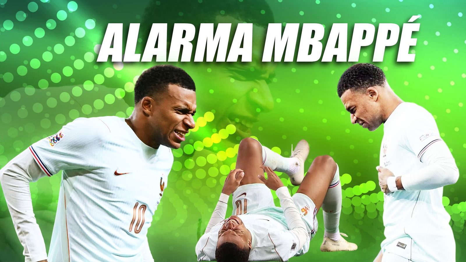 Mbappé, lesionado