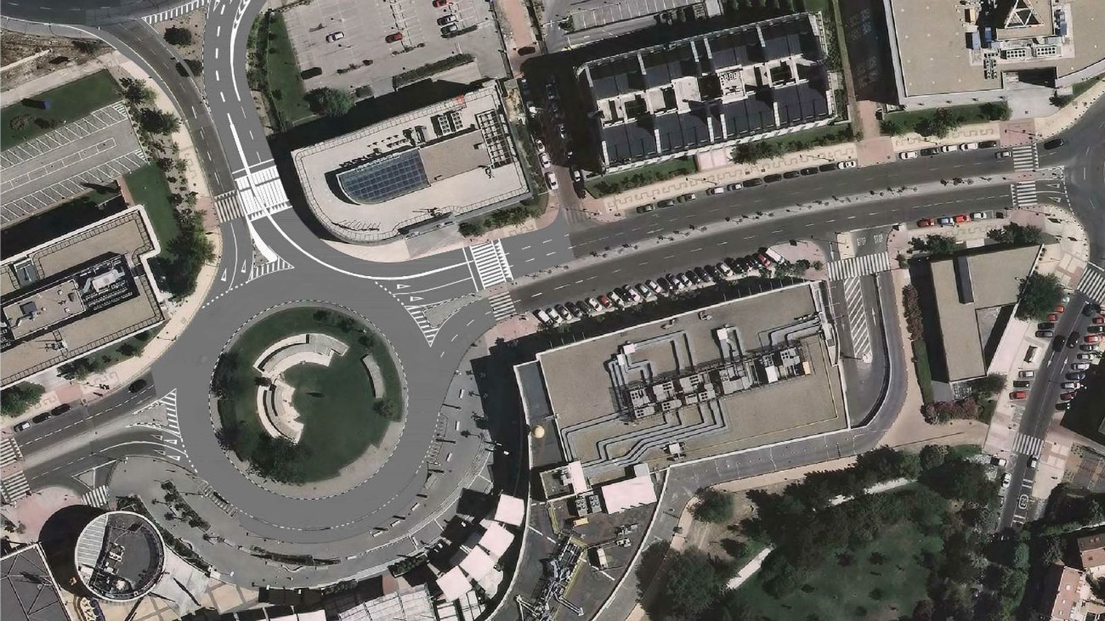 Plano de la zona reformada