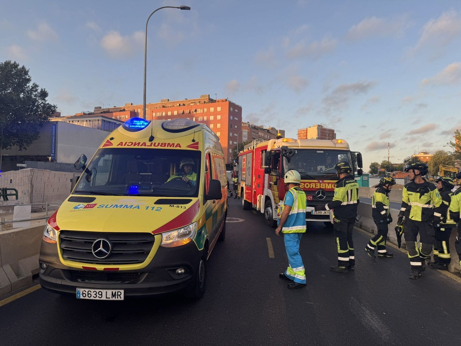 Muere un motorista tras el alcance de un coche en la A-5 entrada a Madrid