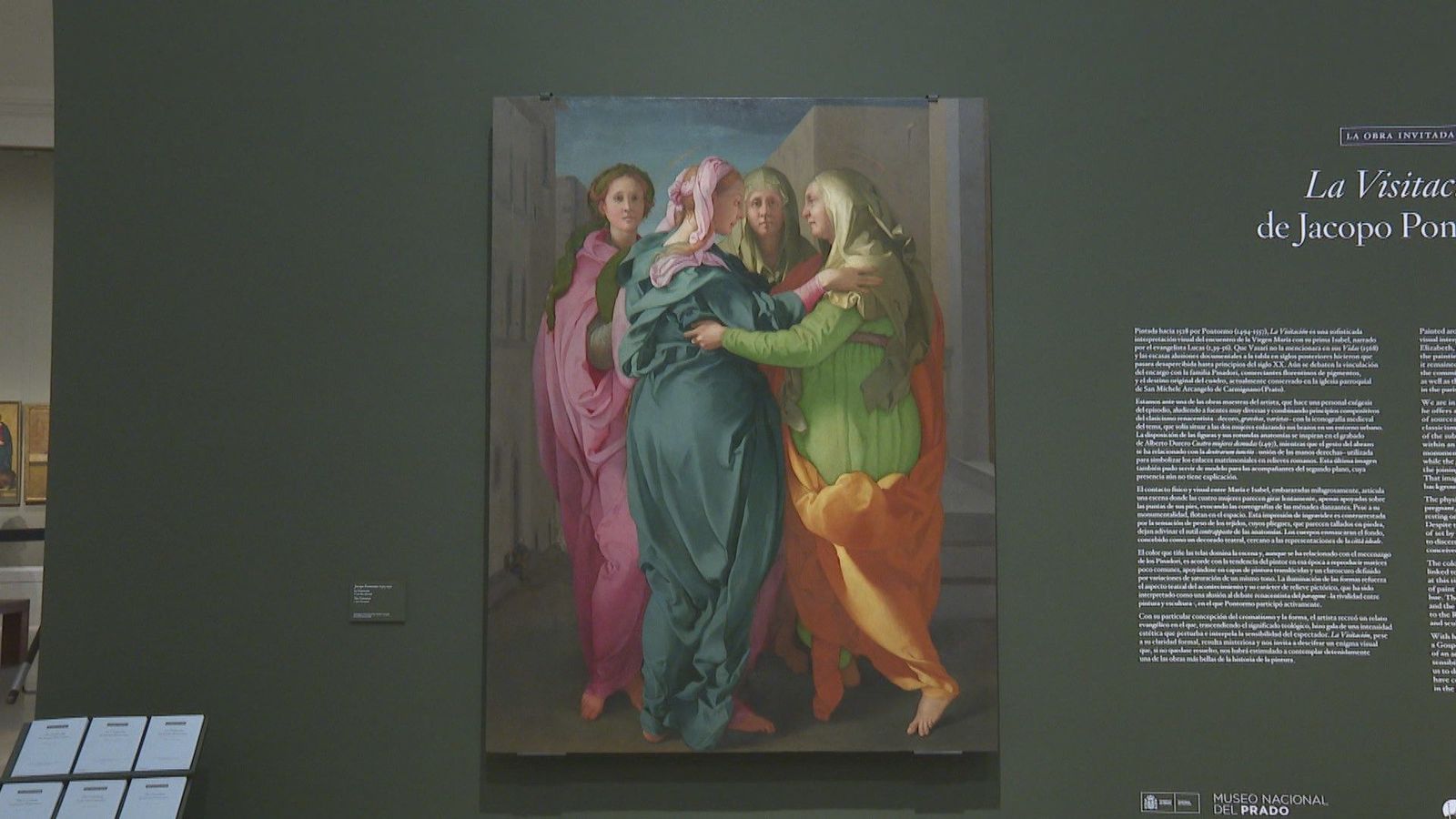 'La Visitación' de Yacopo Carucci, obra invitada del Museo del Prado hasta el 18 de junio