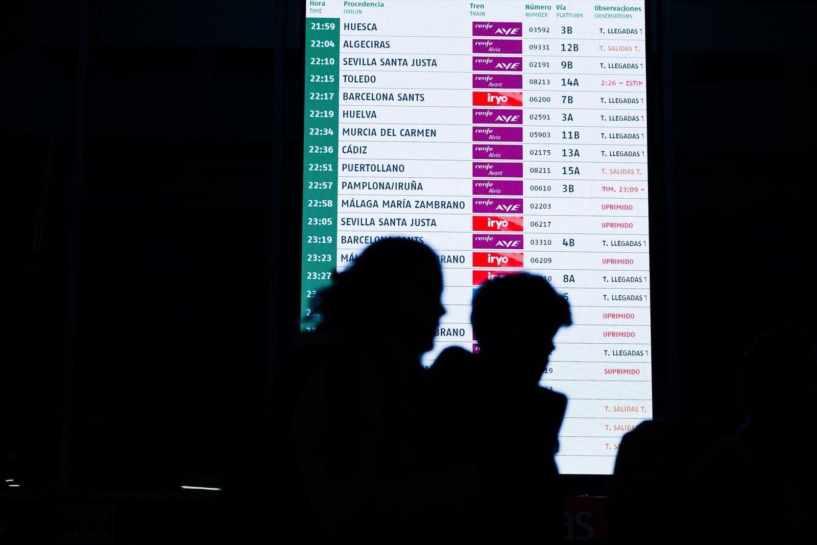 Persisten los retrasos de la alta velocidad en las vías españolas