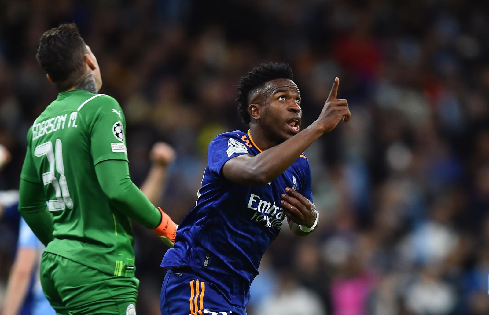 Vinicius ante el Manchester City