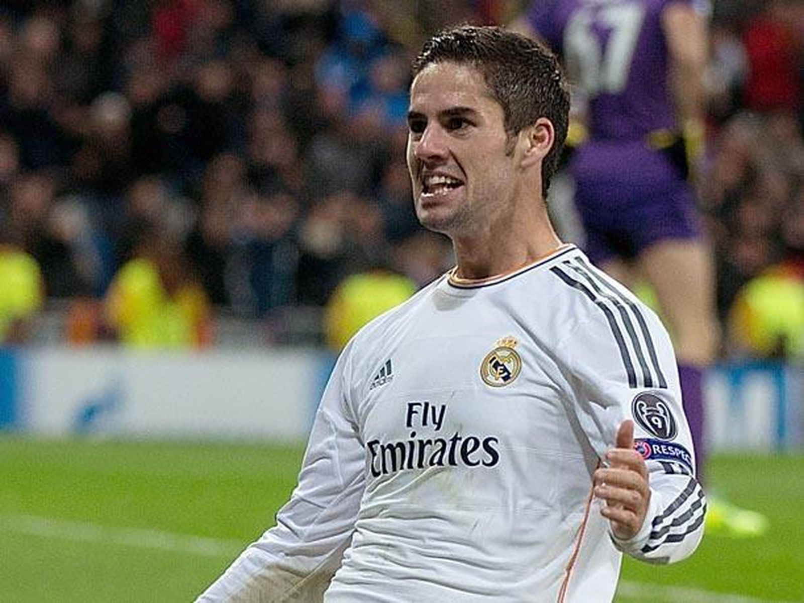 Golazo de Isco en el 27  (Real Madrid, 3 - Borussia, 0)