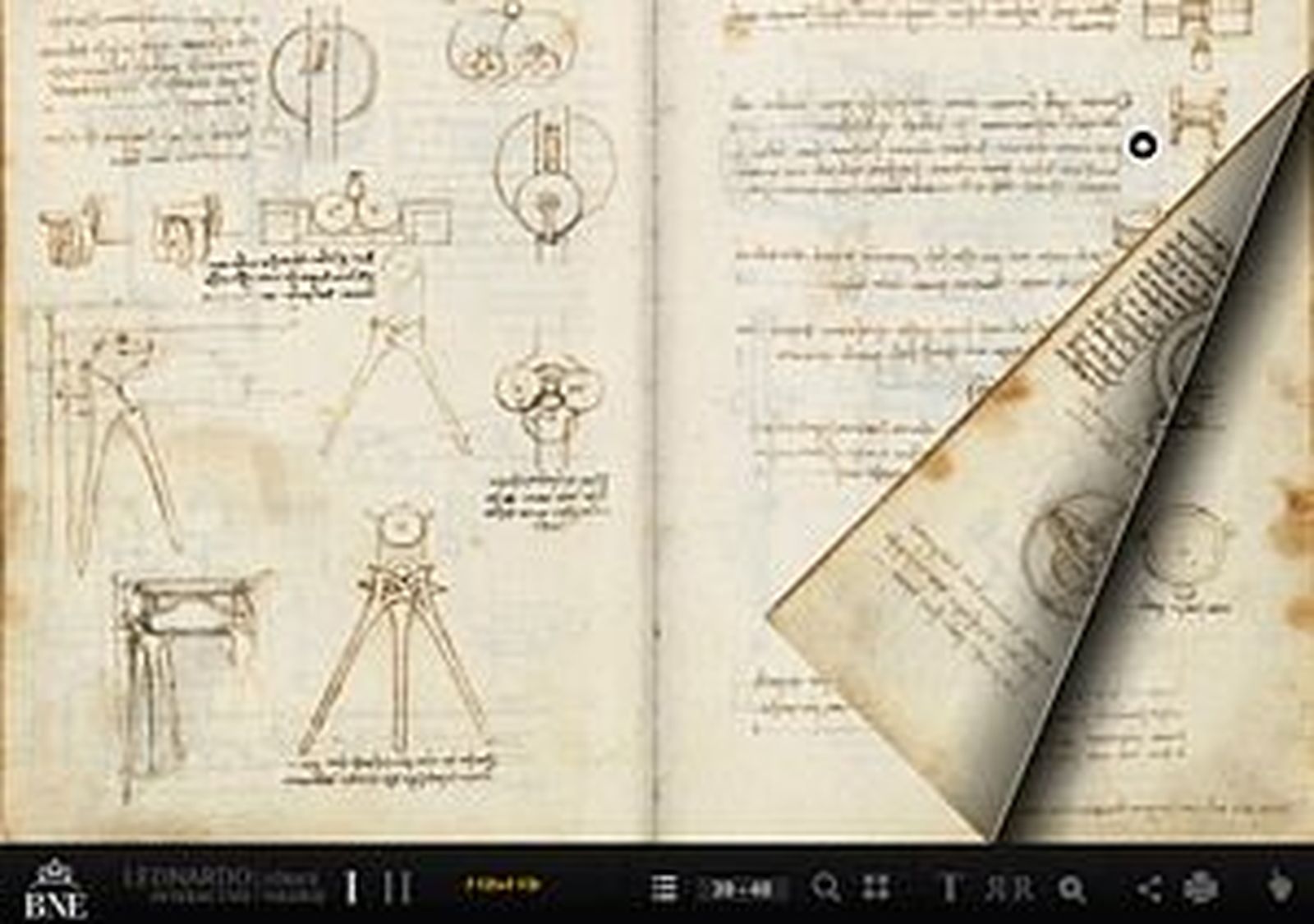 La Biblioteca Nacional pone en marcha "Leonardo interactivo" para acercar al genio