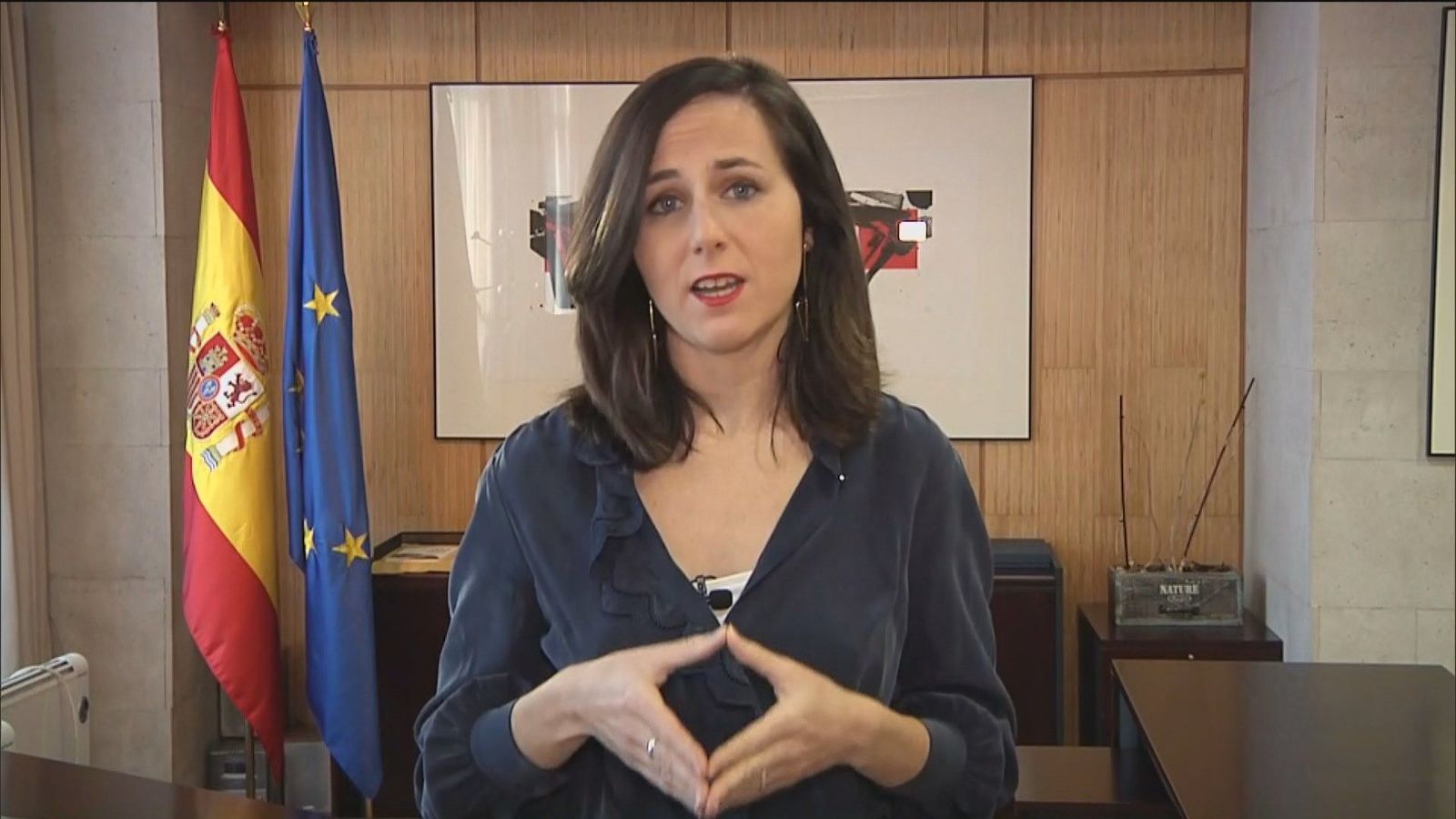 Belarra cree que a la parte socialista del Gobierno "le tiemblan las piernas" con la ley del 'solo sí es sí'