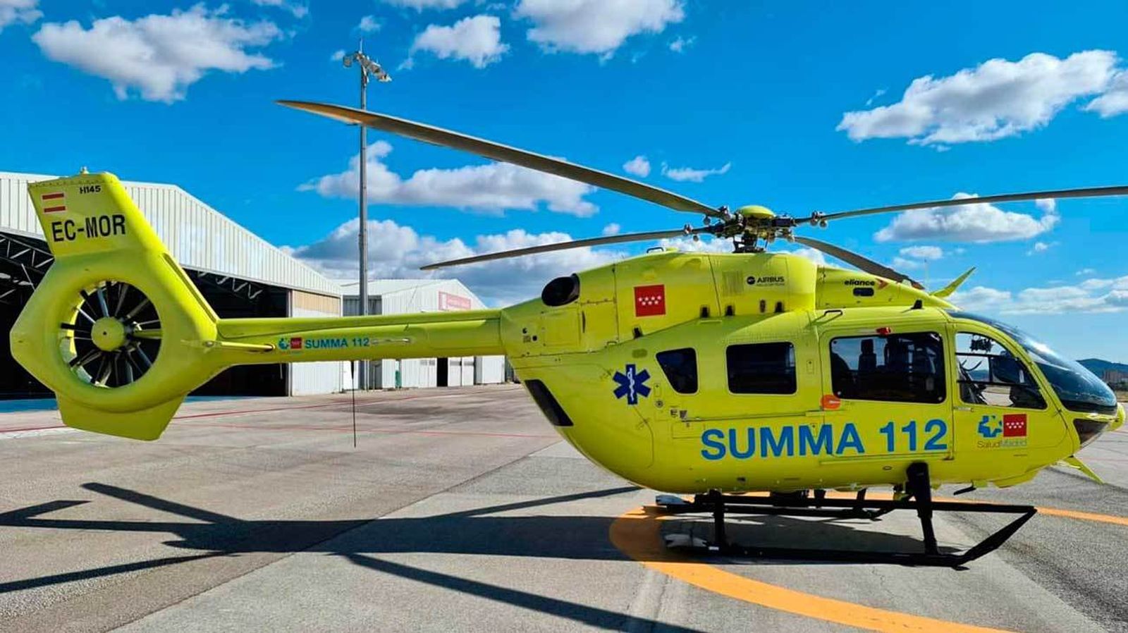 Los nuevos  helicópteros sanitarios del Summa 112
