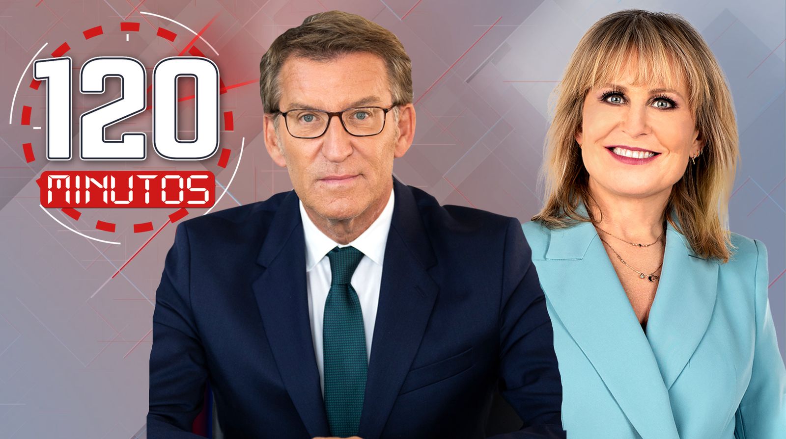 Alberto Núñez Feijóo y María Rey