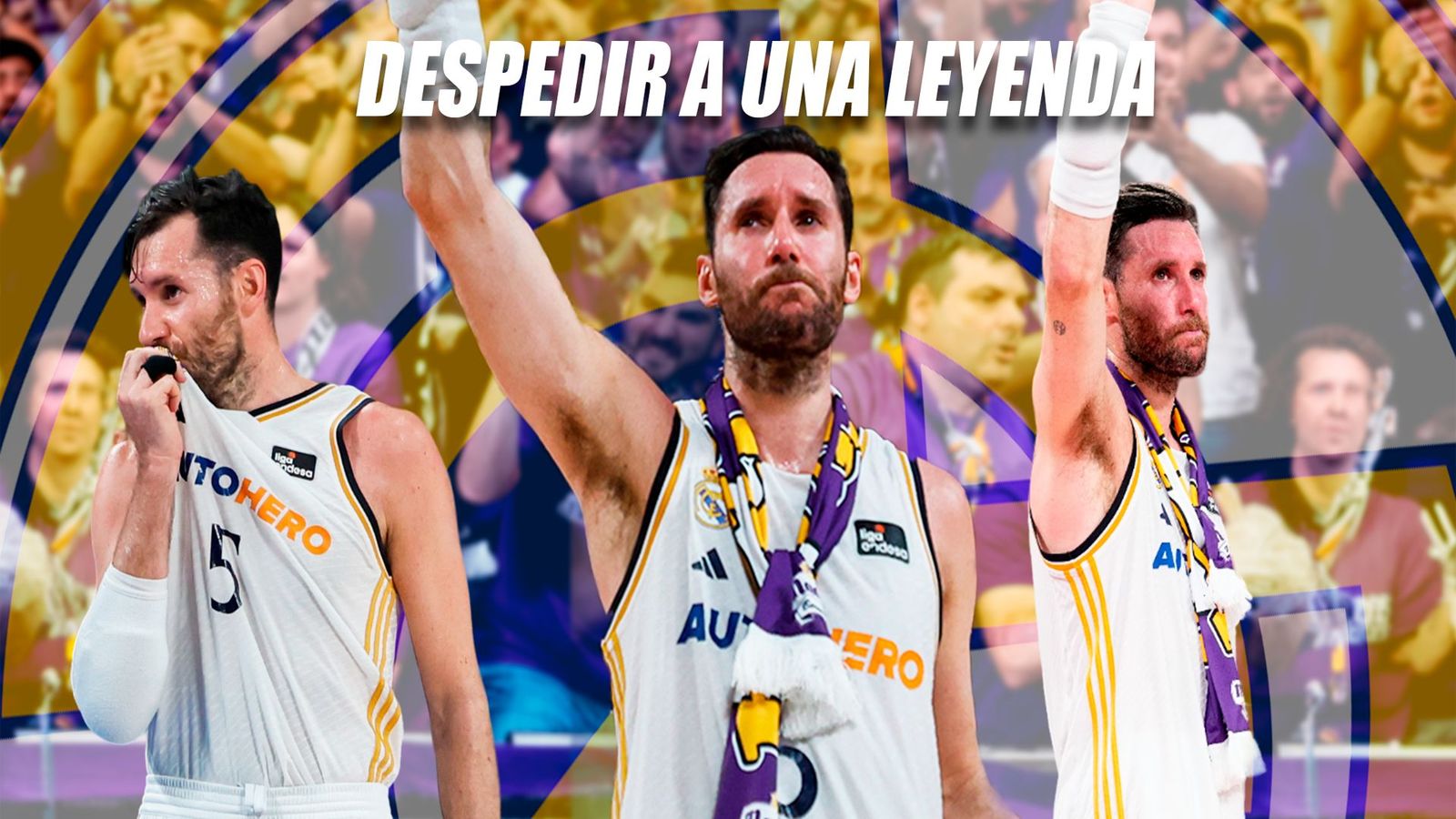 Así se despide a una leyenda como Rudy Fernández