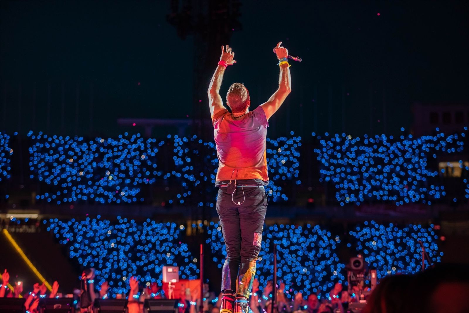 Coldplay en el concierto de Barcelona