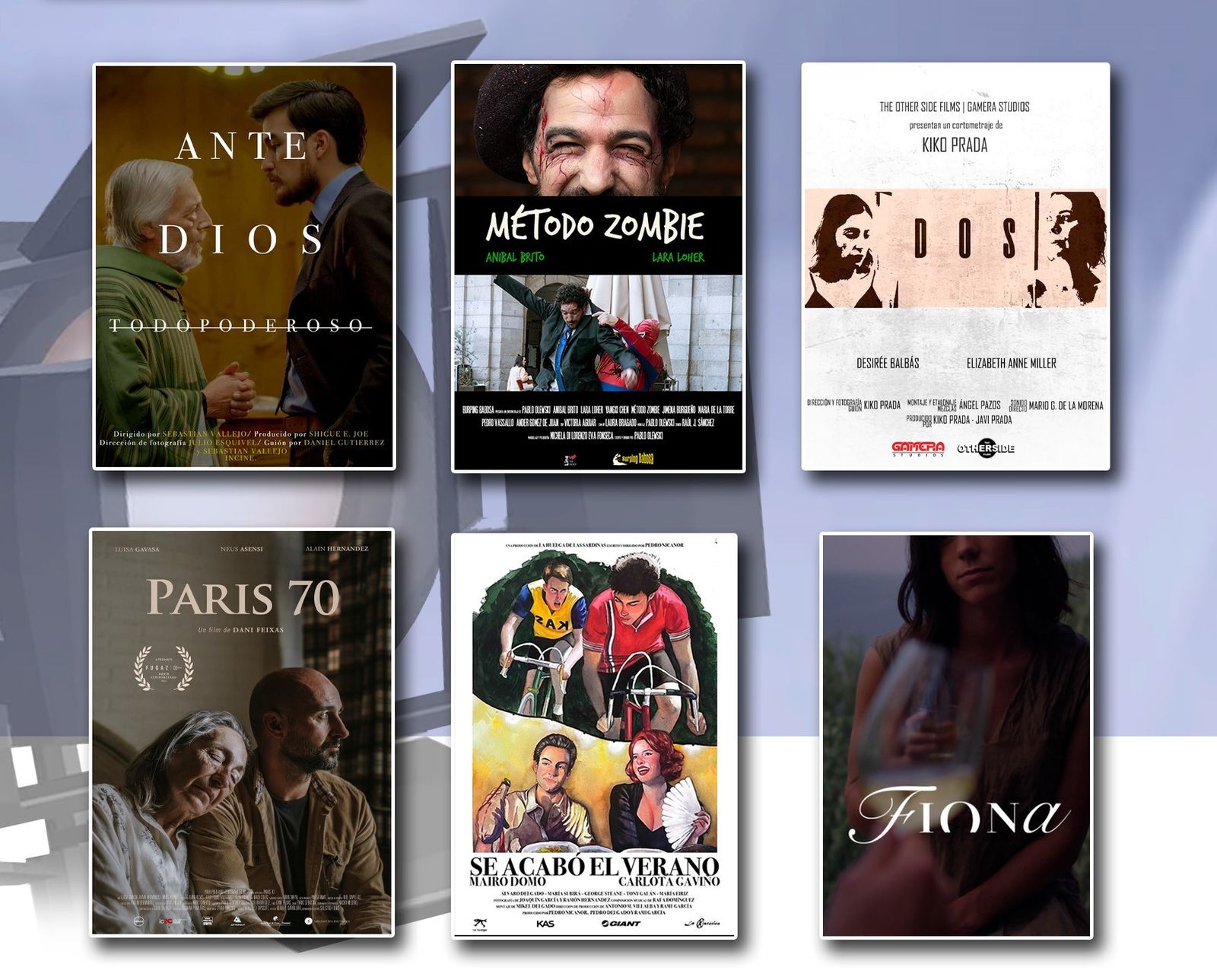 Cartel de 'Cortos en abierto', en Sanse
