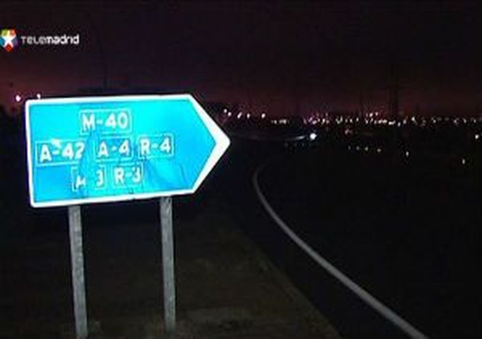 La iluminación nocturna de las carreteras estatales en Madrid se ha reducido un 25% desde 2010