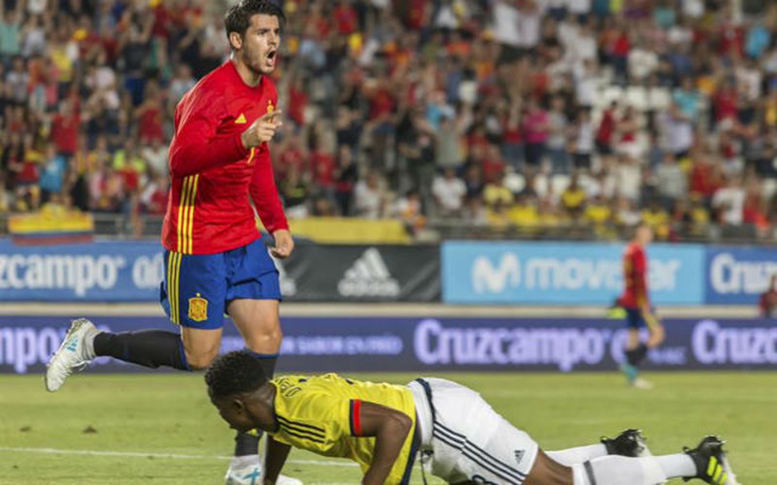 Morata ante Colombia