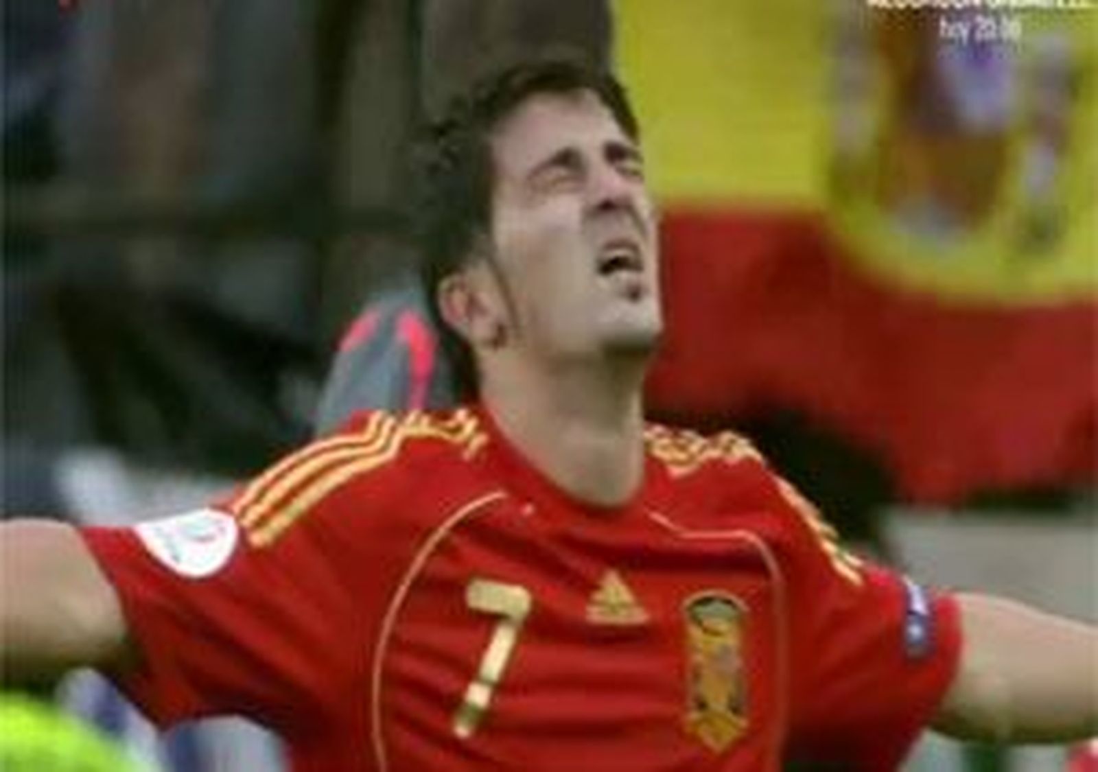 España pierde el gol de su referente: el 'Guaje' Villa