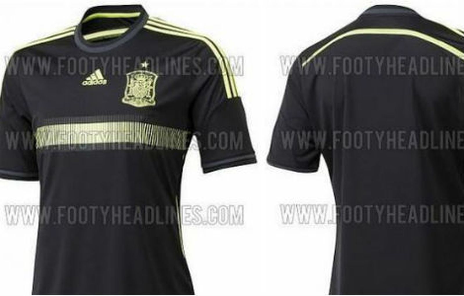 Camiseta negra de España