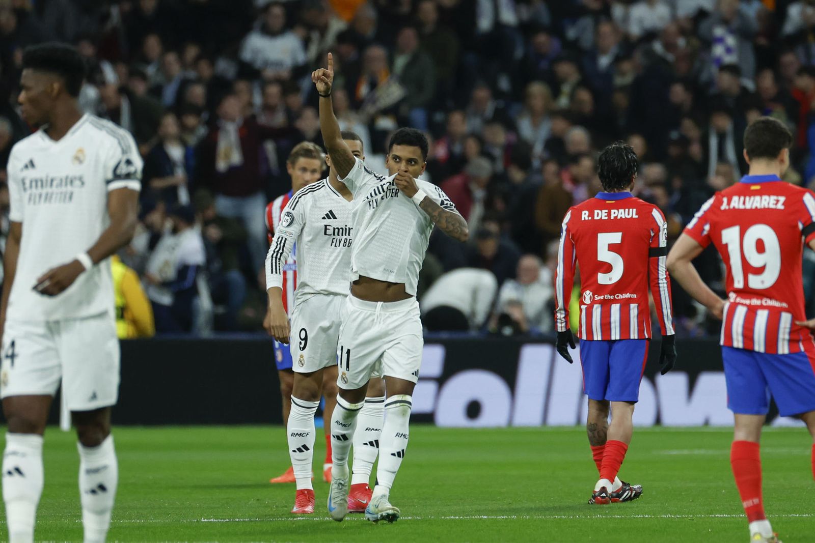 Rodrygo, sobre el Atlético