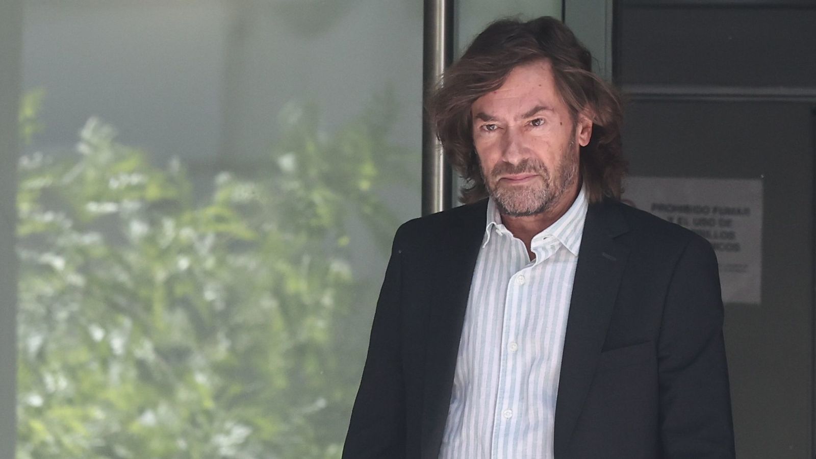 El juez Santiago Pedraz a su salida de la Audiencia Nacional