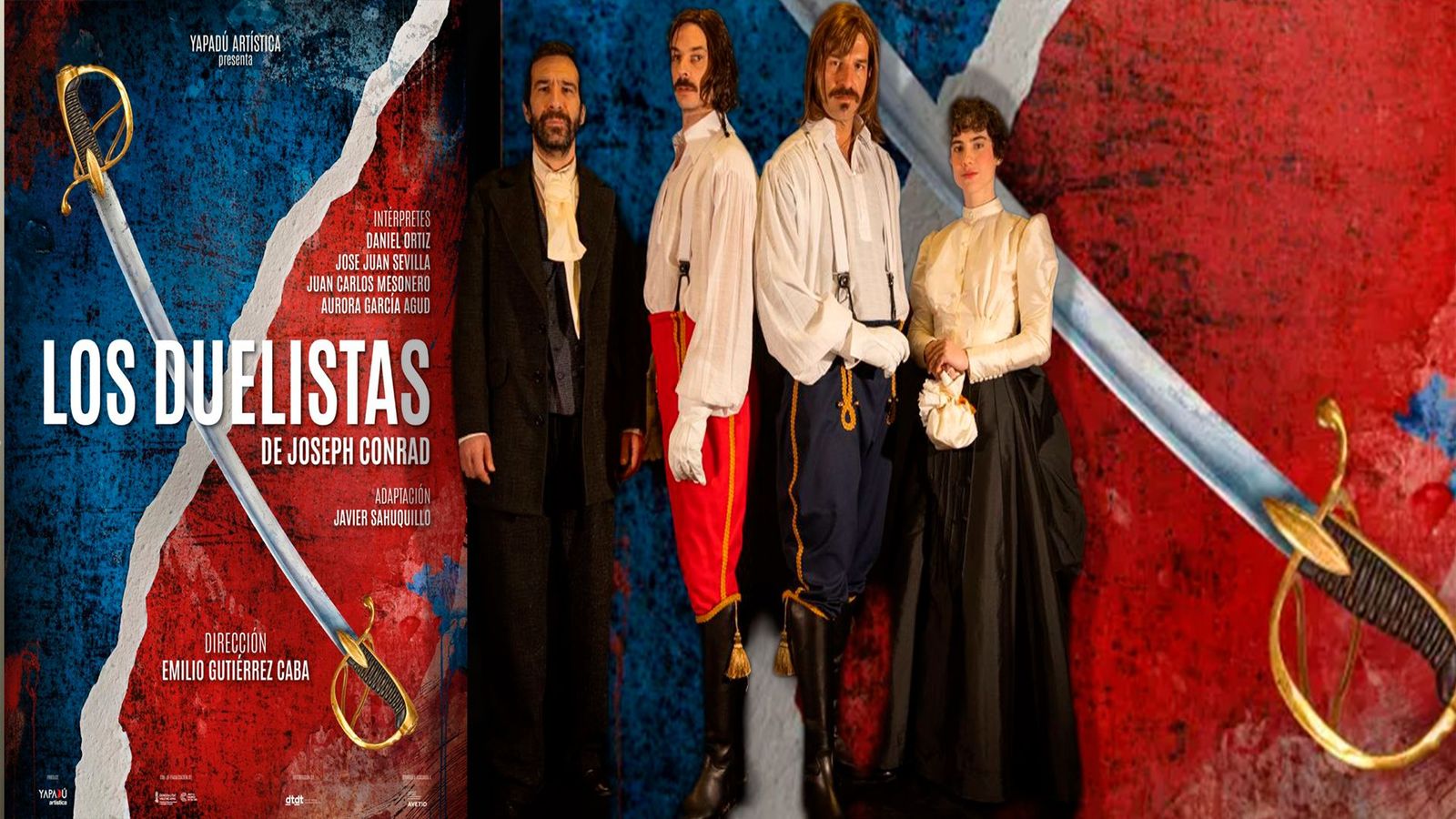 El Teatro Fernán Gómez estrena 'Los duelistas', adaptación de la novela de Joseph Conrad