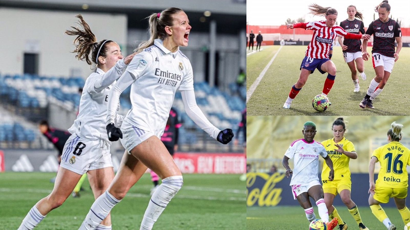 Real Madrid, Atlético y Madrid CFF