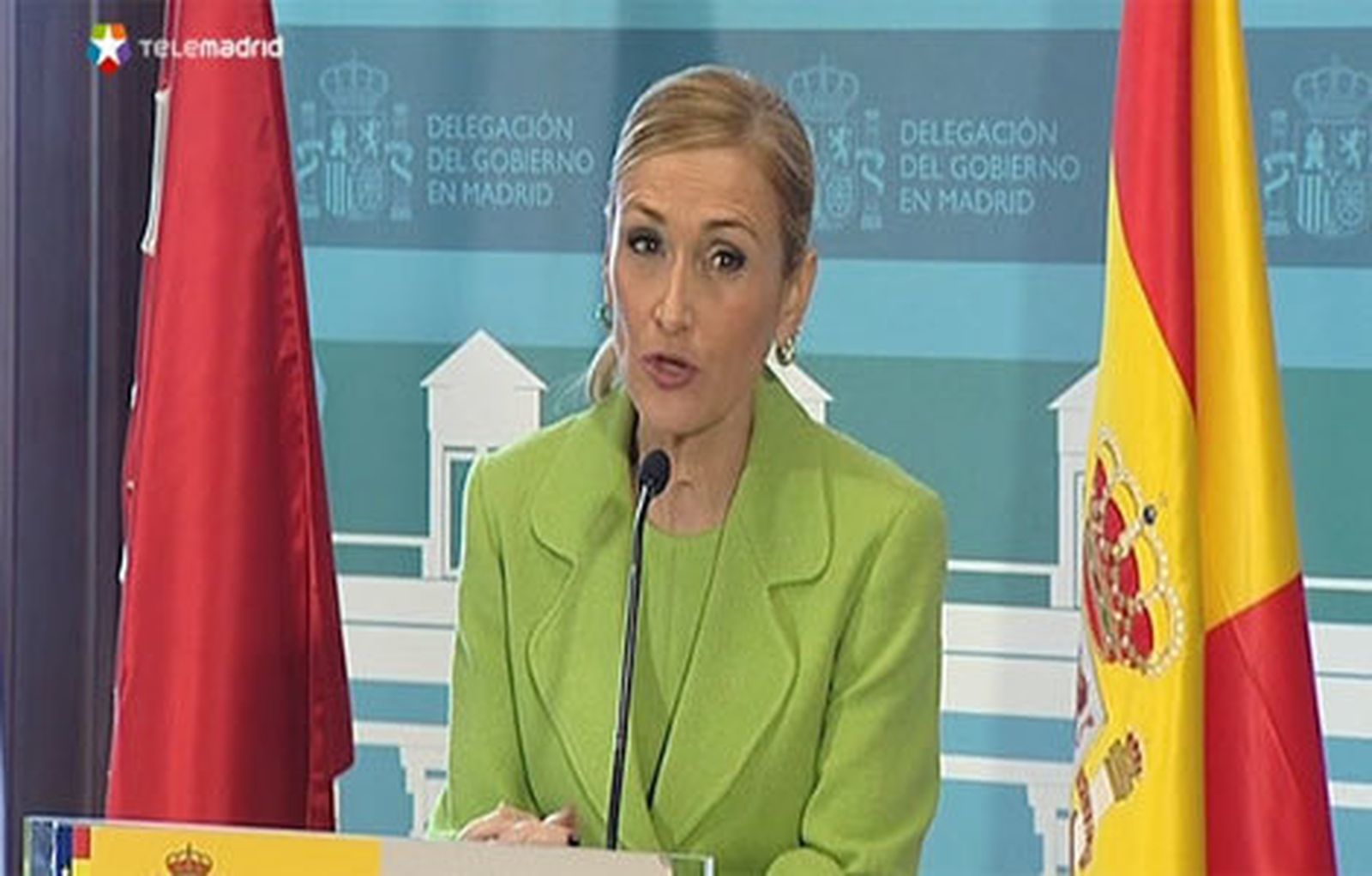 La delegada del Gobierno, Cristina Cifuentes