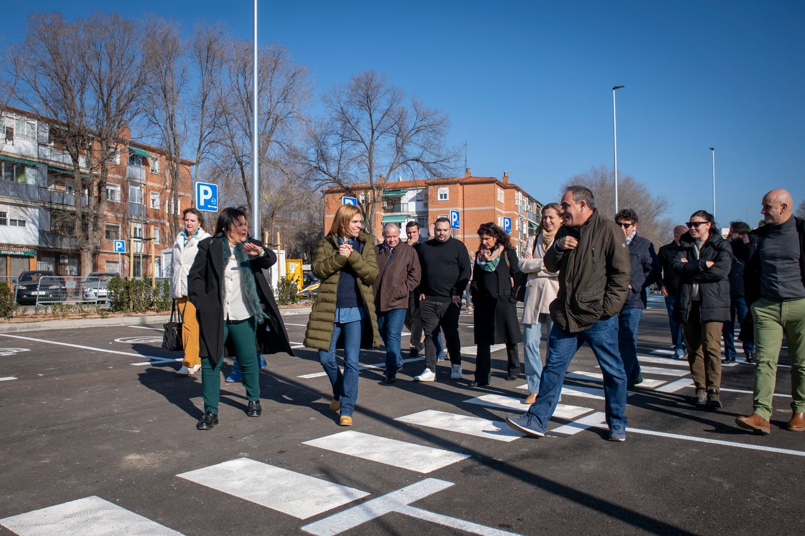 Inauguración del aparcamiento de la avenida de  Reyes Católicos, en Alcalá de Henares