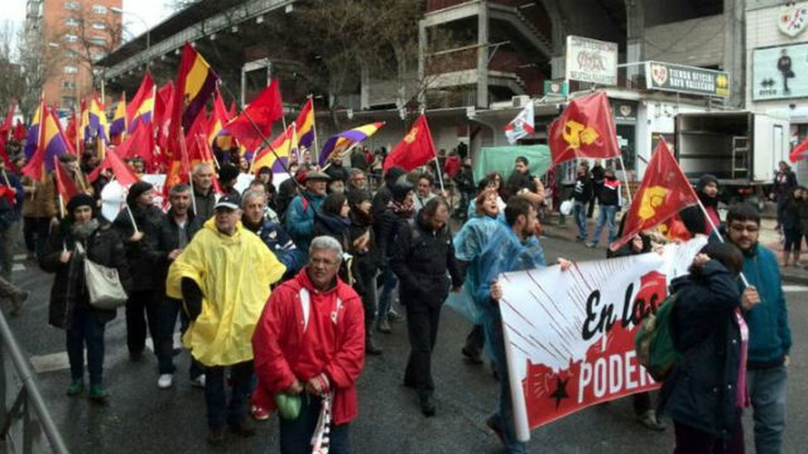 Las Marchas de la Dignidad también se manifiestan hoy junto al Congreso