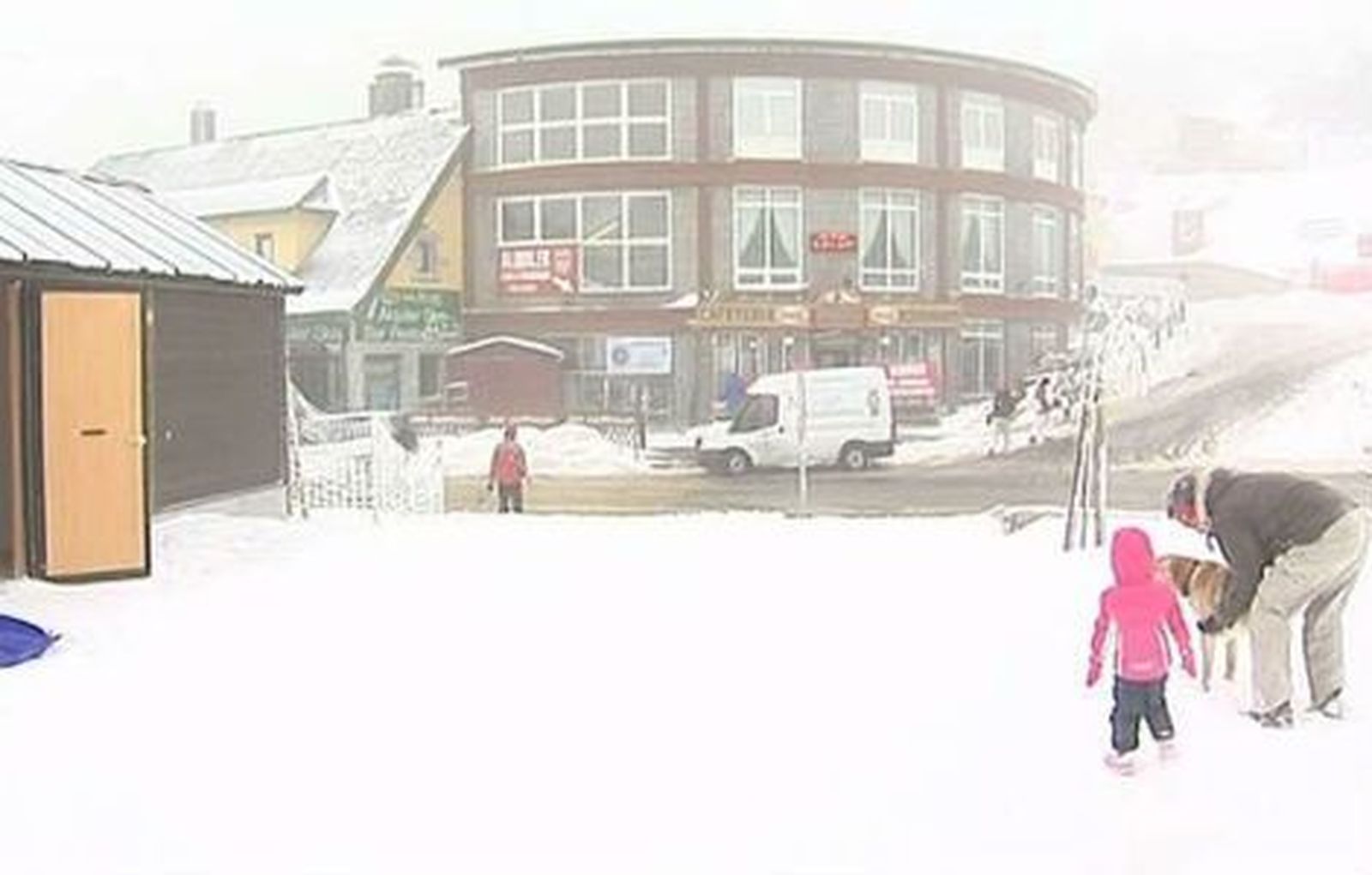 La nieve obliga a usar cadenas en la M-601 en los puertos de Navacerrada y Cotos