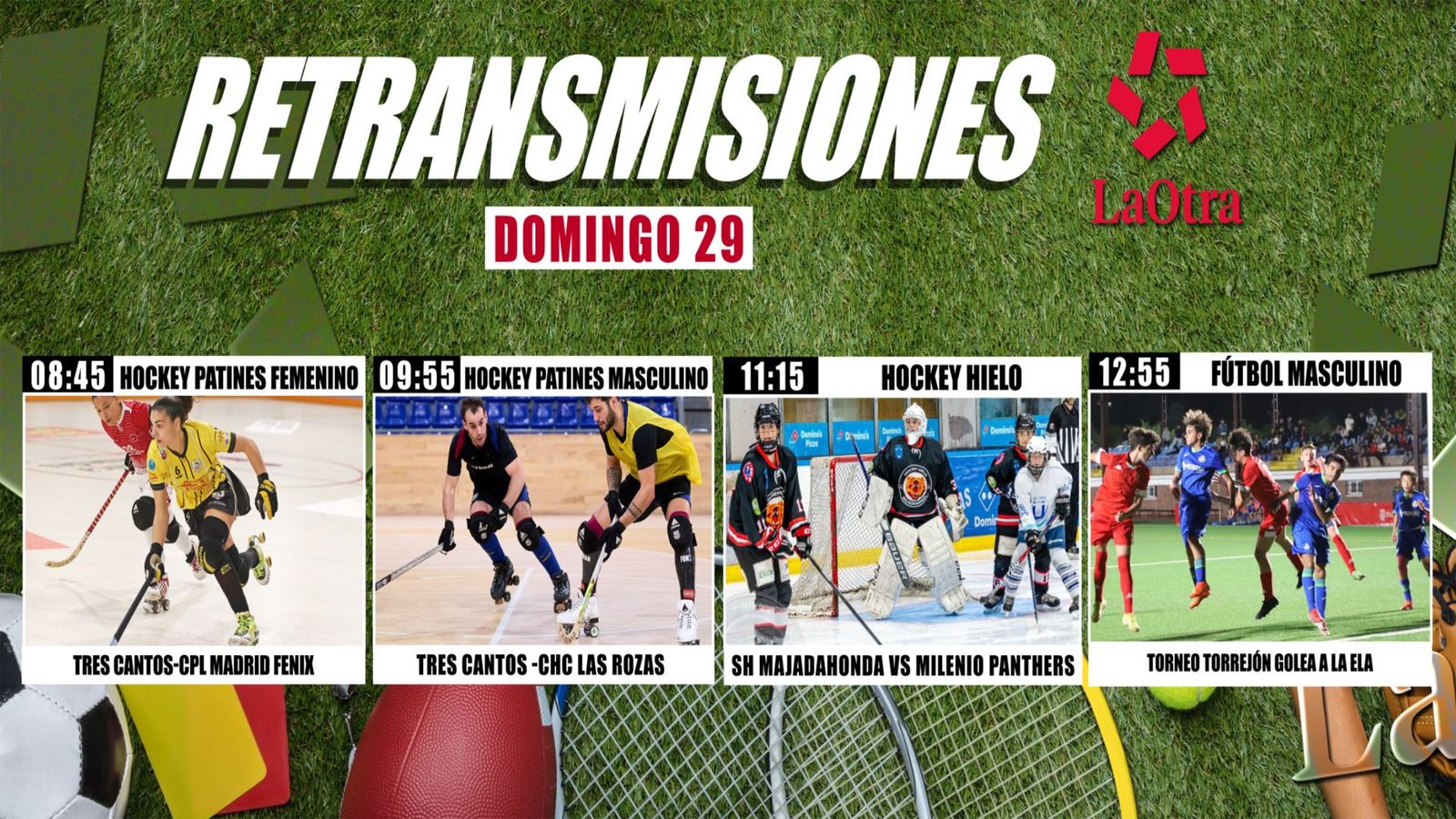 Fin de semana con balonmano, hockey y un torneo de fútbol solidario contra la ELA
