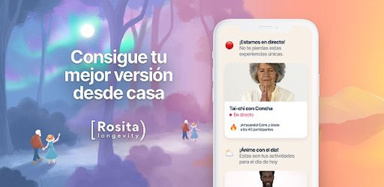 Rosita, la startup que recoge la experiencia de sus fundadores en envejecimiento saludable
