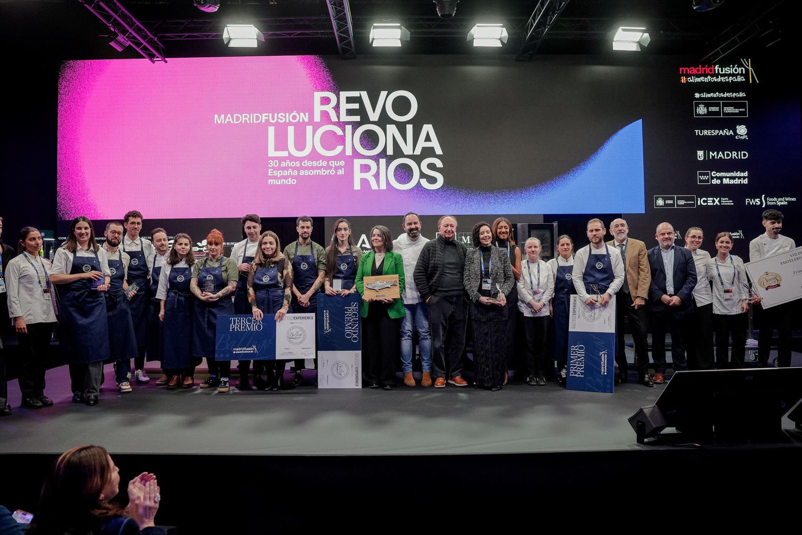 Foto de los galardonados de la tercera y última jornada de Madrid Fusión 2025