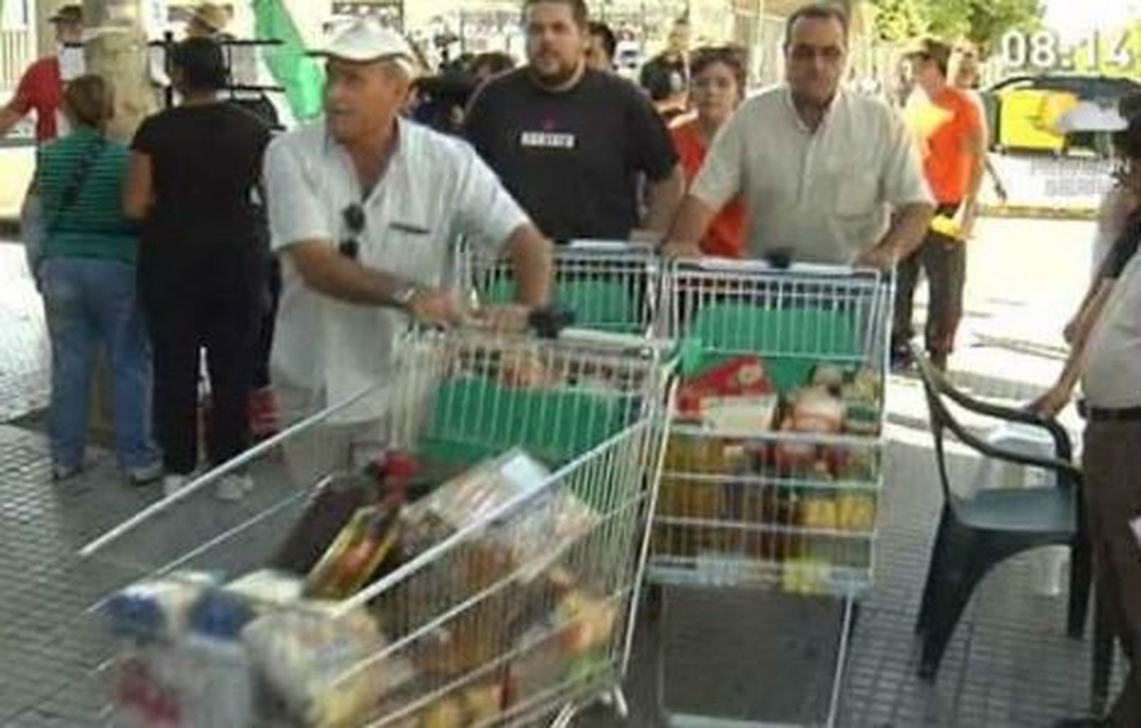 Libertad con cargos para los dos sindicalistas del SAT detenidos por asalto a supermercados