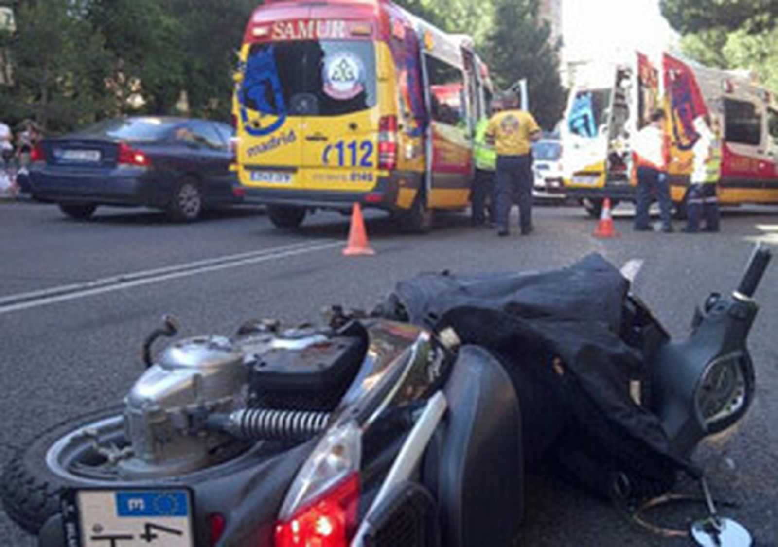 Accidente en López de Hoyos