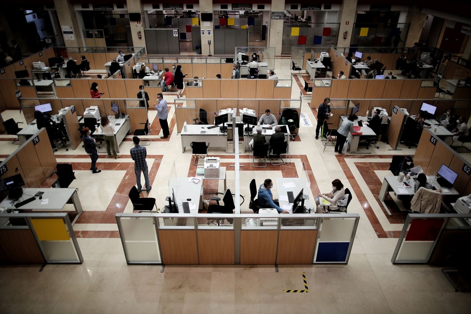 Vista general de la Oficina de la Agencia Tributaria