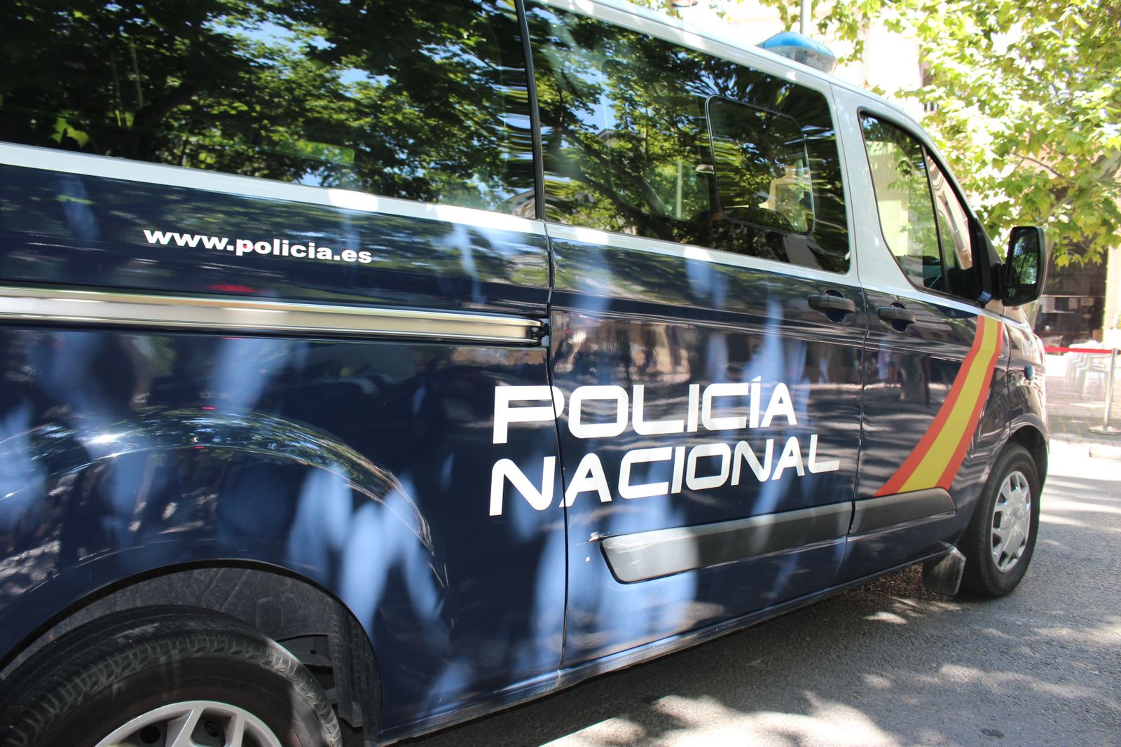 Vehículo de la Policía Nacional