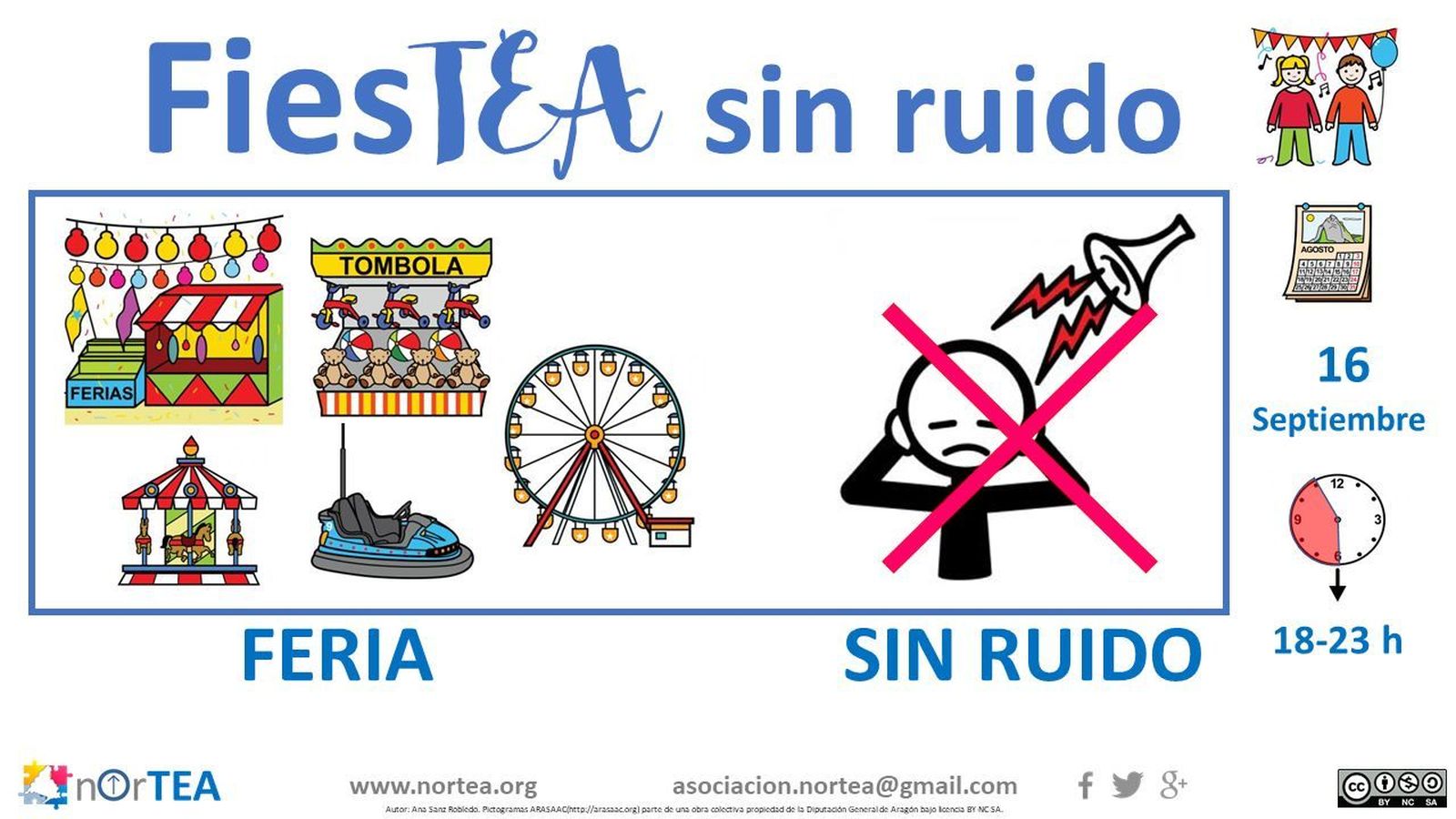 Algete celebrará un día sin ruido en la feria para las personas autistas