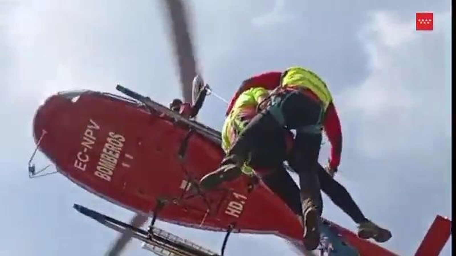 Rescatan a un escalador accidentado en La Pedriza