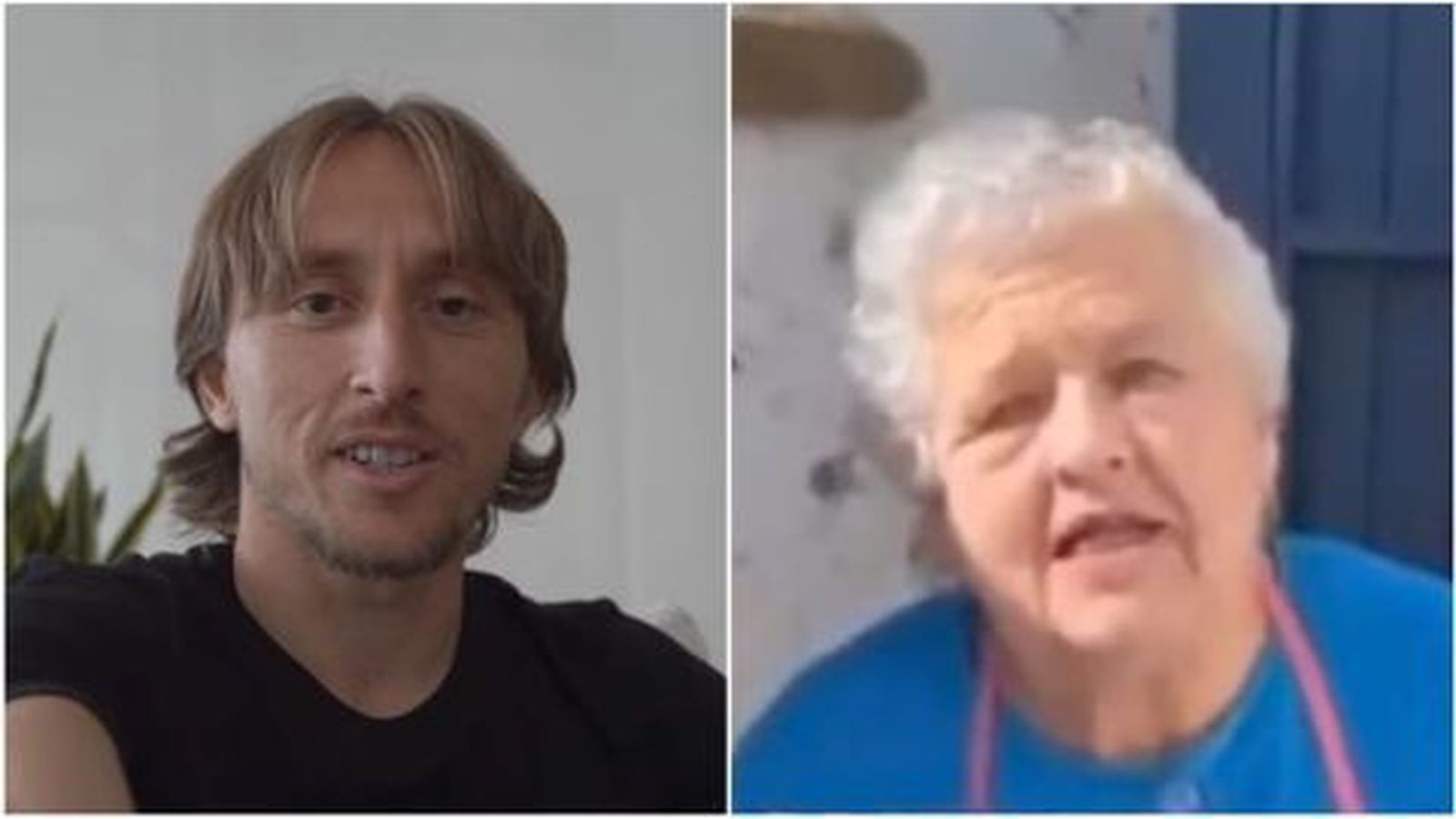 Modric y la abuela Elvira