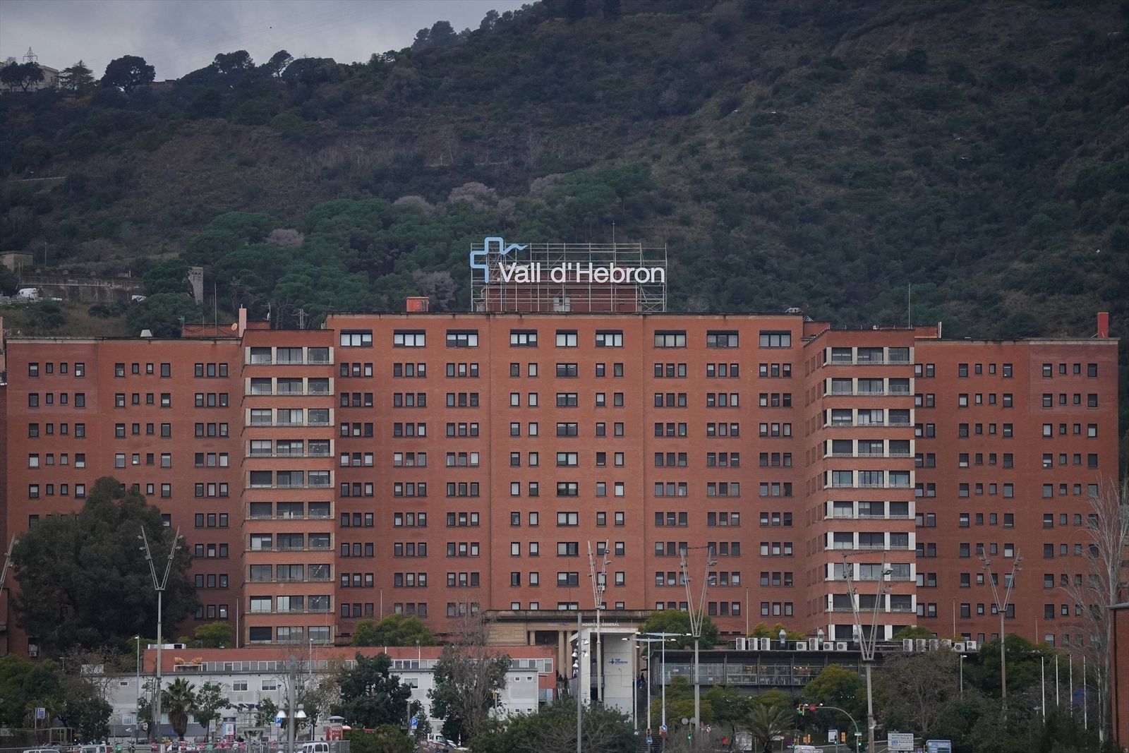 Fachada del Hospital Vall d’Hebron en Barcelona