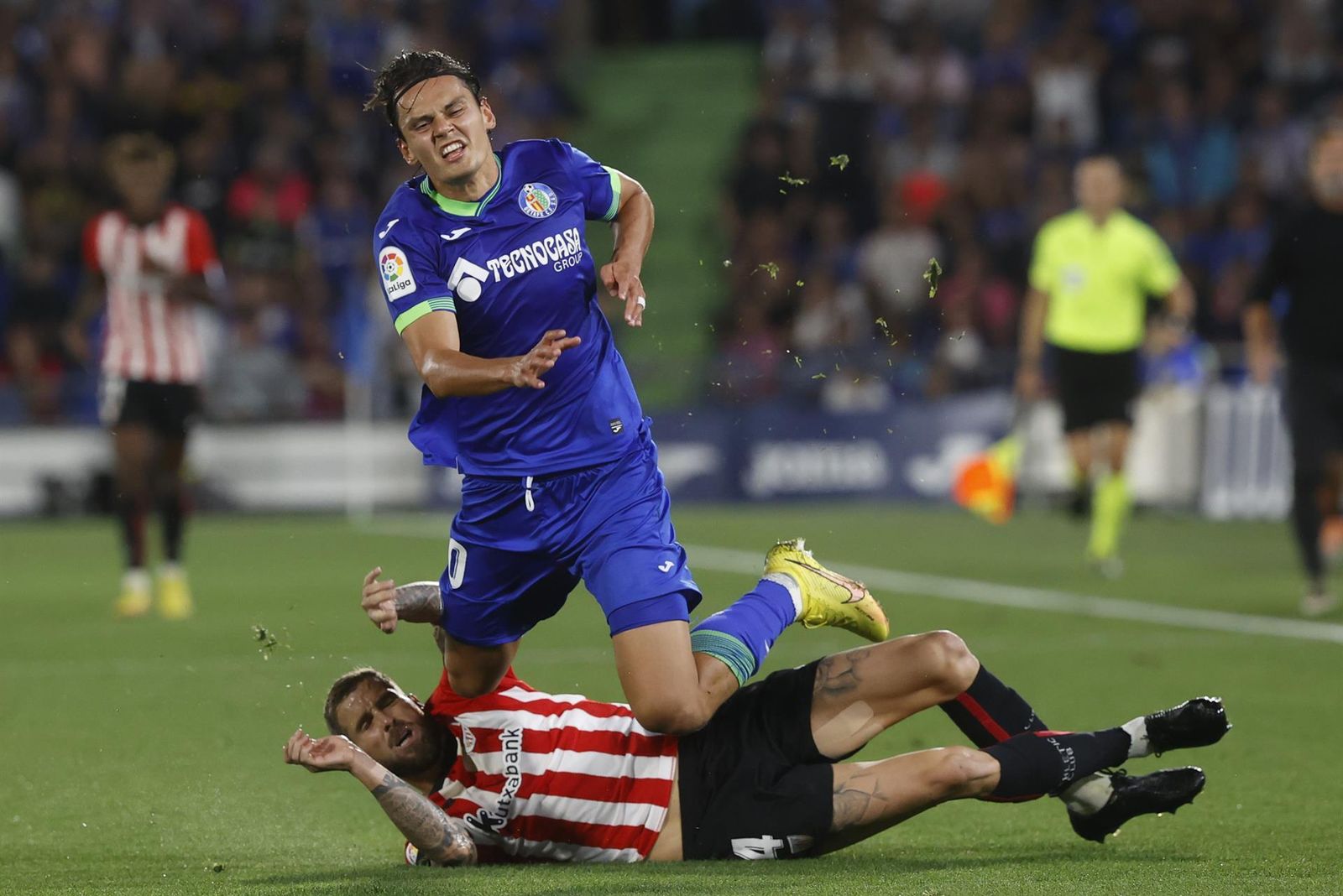 Enes Unal ante el Athletic
