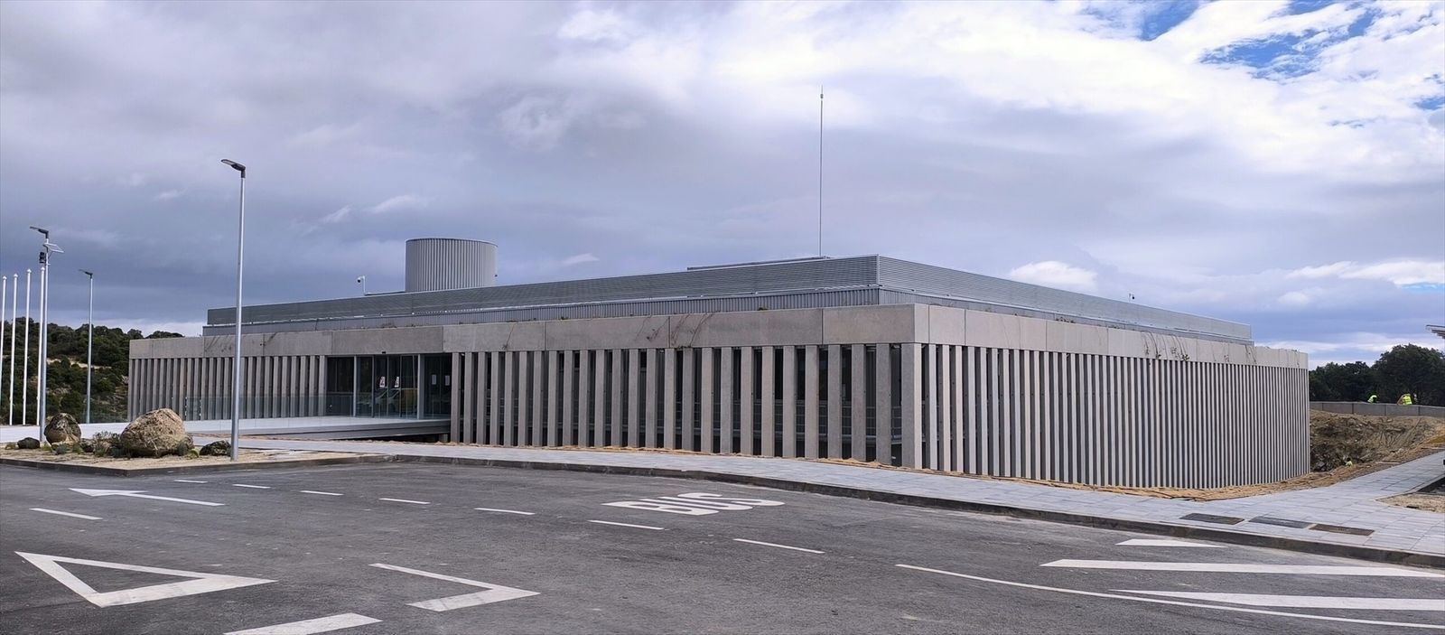 Centro de control de satélites de Hisdesat, en Hoyo de Manzanares