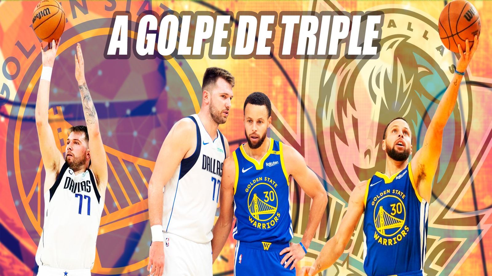 Doncic destroza a los Warriors en un partido con ¡47 triples!