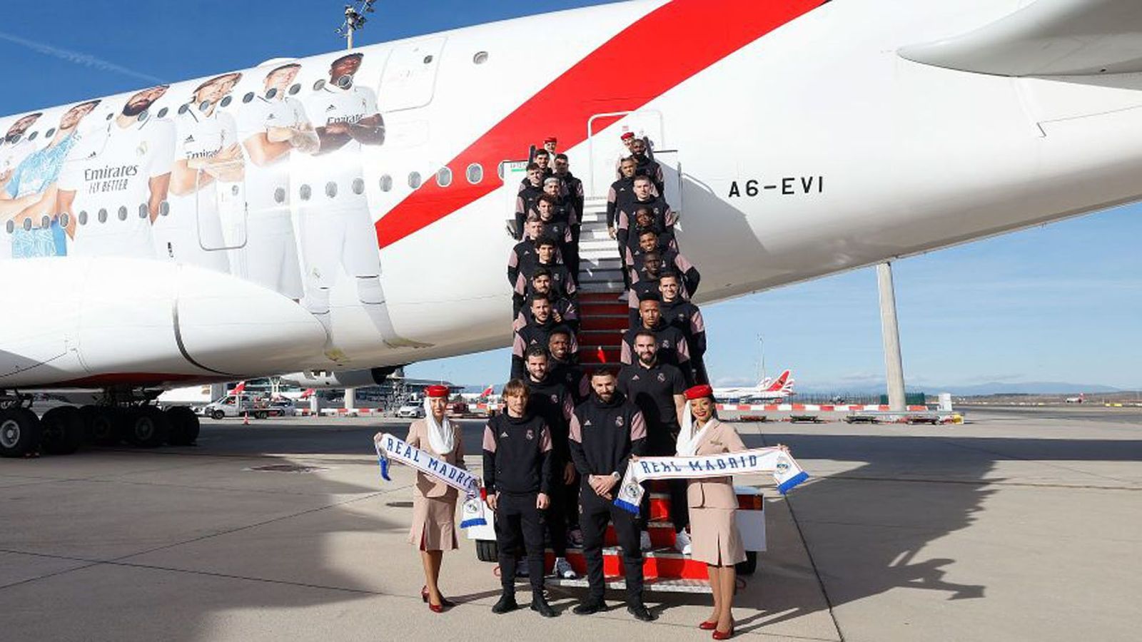 El Real Madrid, rumbo a Riad