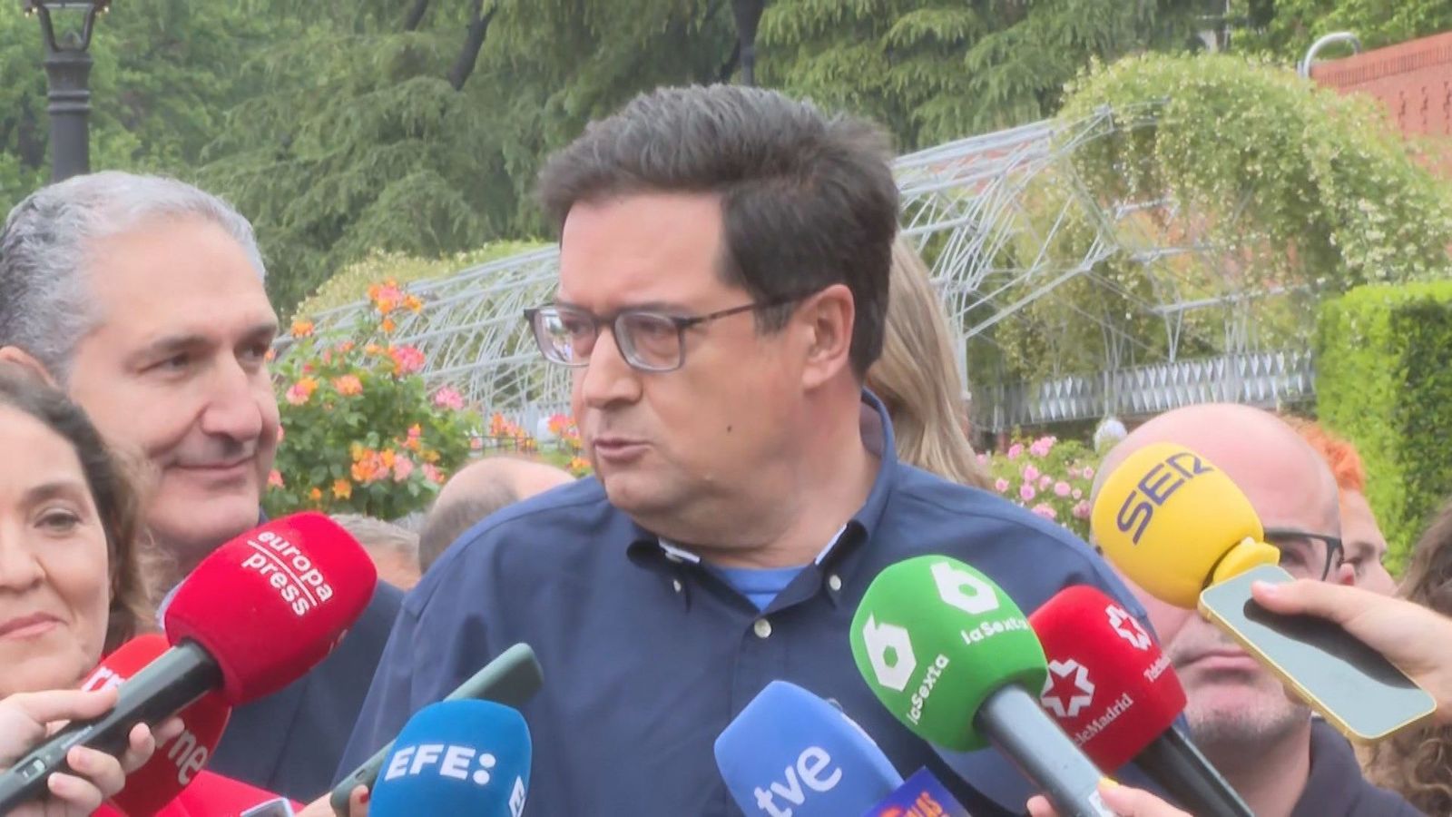 El PSOE de Madrid celebra su propio acto del 2 de Mayo en la Rosaleda del Parque del Oeste