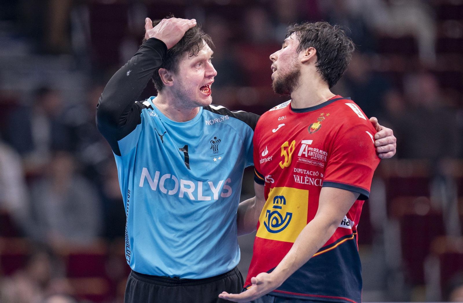 Landis y Daniel Dujshebaev