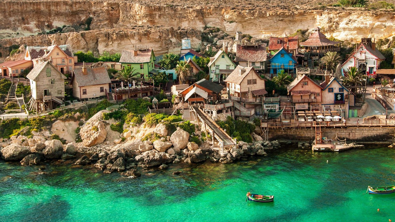 'Popeye's Village', una de las grandes atracciones de Malta