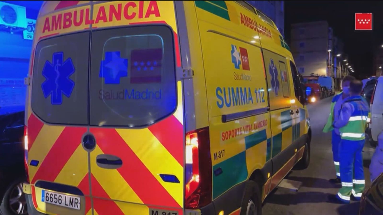 La mujer herida fue trasladada al hospital de Getafe