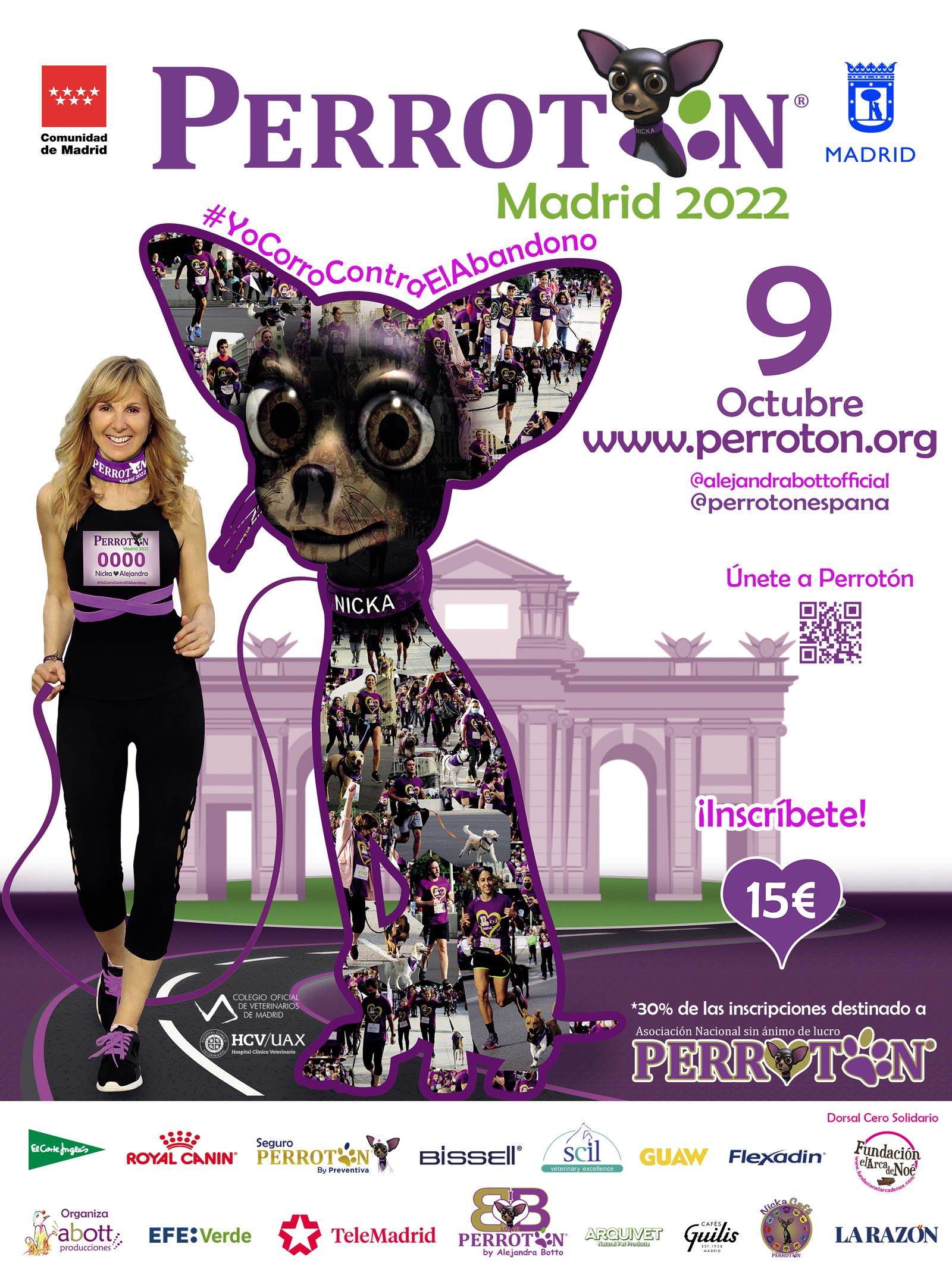 'Yo corro contra el abandono', la Carrera Solidaria Perrotón vuelve este domingo a Madrid