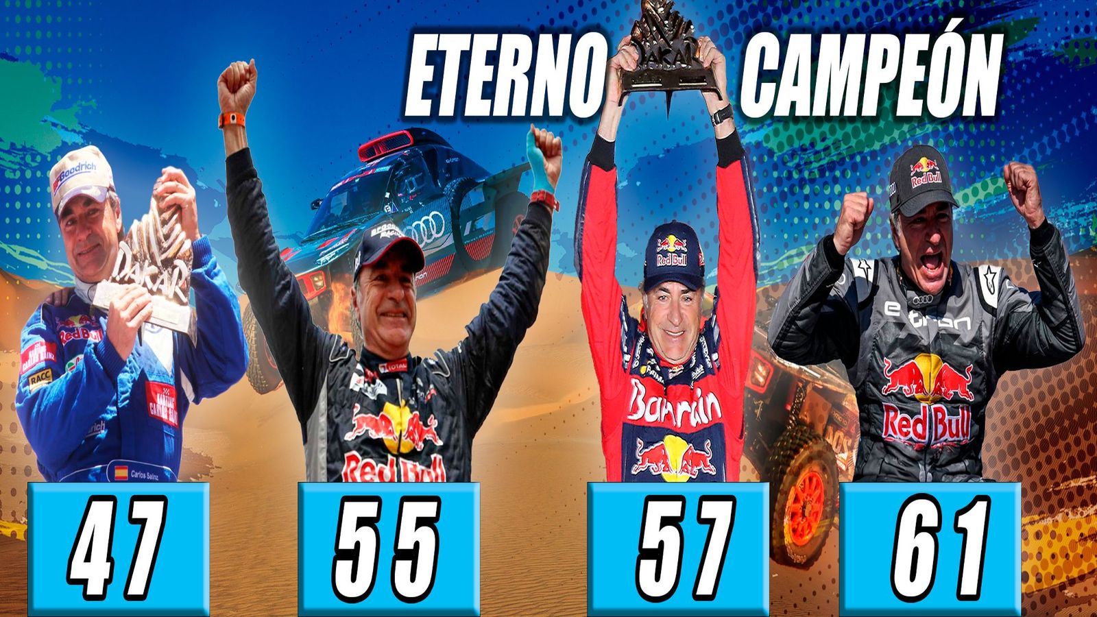 Carlos Sainz, leyenda del deporte