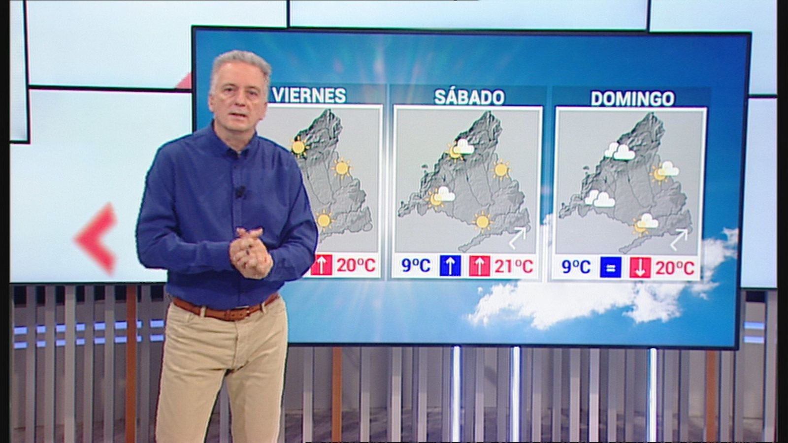 Cielos nubosos y temperaturas máximas en aumento para el Puente de Todos los Santos