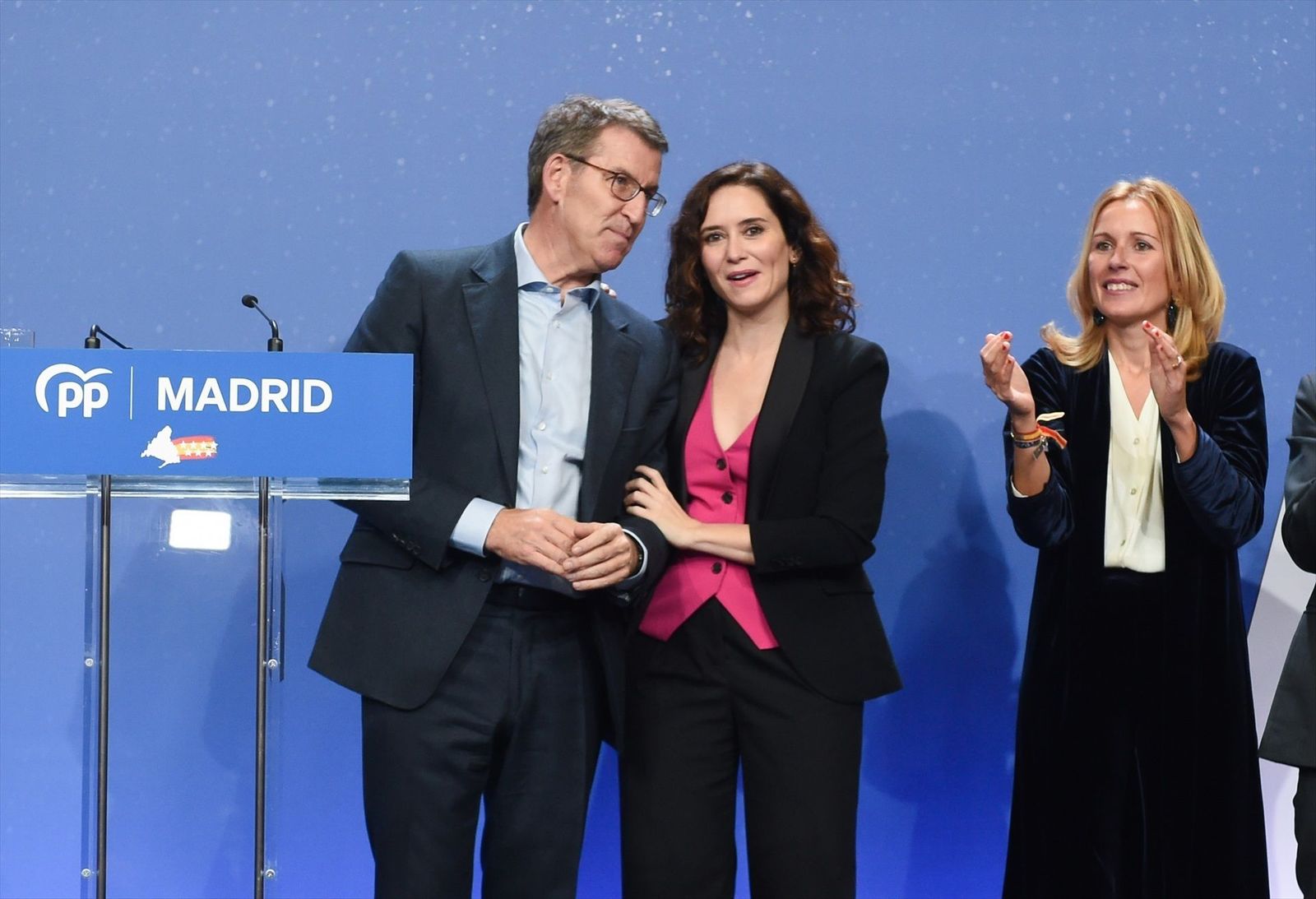 Díaz Ayuso en la cena del PP: "Hay que elegir entre Sánchez o España'